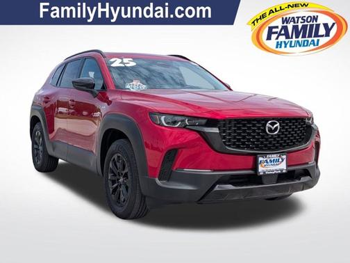 Soul Red Crystal Metallic 2025 Mazda CX-50 Hybrid Premium Package