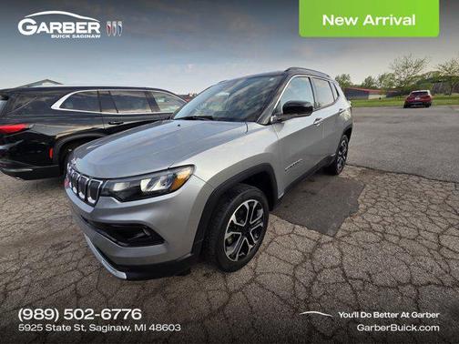 Billet Silver Metallic Clearcoat 2022 Jeep Compass Limited