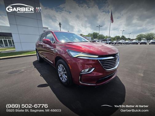 Cherry Red Tintcoat 2023 Buick Enclave Essence AWD