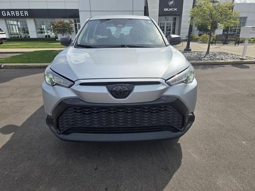 Sonic Silver 2024 Toyota Corolla Cross Hybrid S