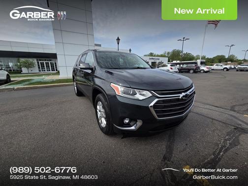 Graphite Metallic 2020 Chevrolet Traverse LT Cloth