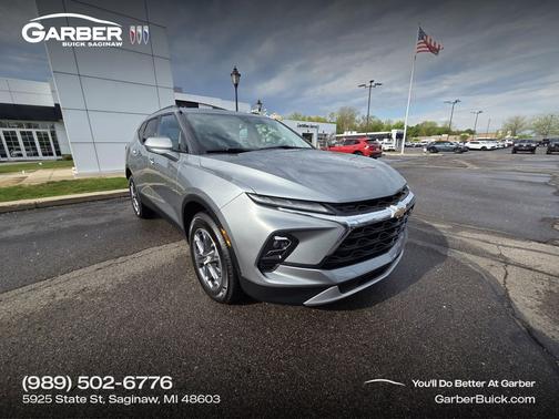 Sterling Gray Metallic 2023 Chevrolet Blazer 2LT