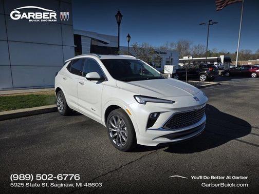 White Frost Tricoat 2026 Buick Encore GX Avenir