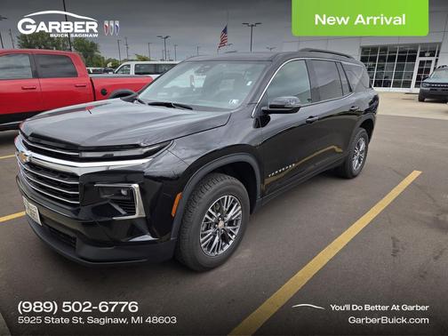 Mosaic Black Metallic 2025 Chevrolet Traverse LT