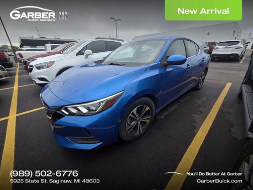 Electric Blue Metallic 2021 Nissan Sentra SV