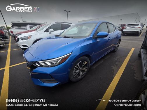 Electric Blue Metallic 2021 Nissan Sentra SV