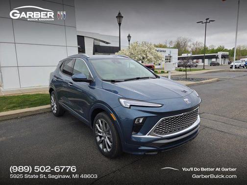 Ocean Blue Metallic 2026 Buick Encore GX Avenir