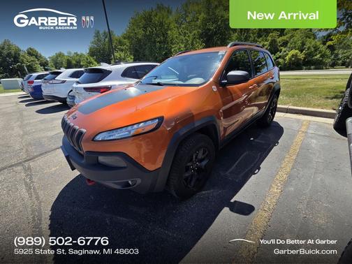 Mango Tango Pearlcoat 2016 Jeep Cherokee Trailhawk