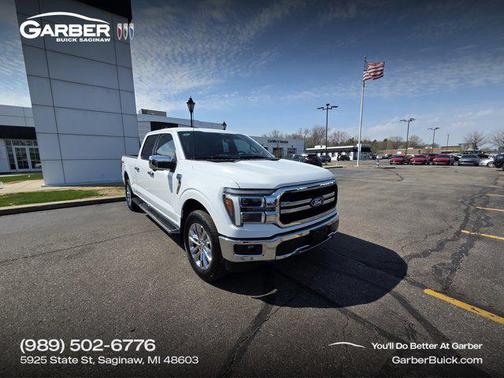 Oxford White 2025 Ford F-150 Lariat