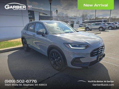 Urban Gray Pearl 2024 Honda HR-V AWD Sport