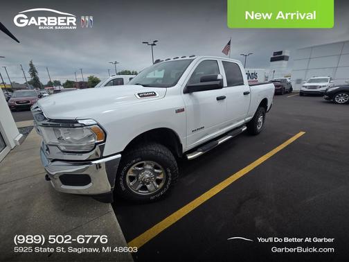 Bright White Clearcoat 2020 RAM 2500 Tradesman Crew Cab 4x4 6'4' Box