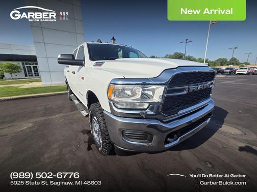 Bright White Clearcoat 2020 RAM 2500 Tradesman Crew Cab 4x4 6'4' Box