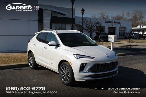 White Frost Tricoat 2026 Buick Encore GX Avenir