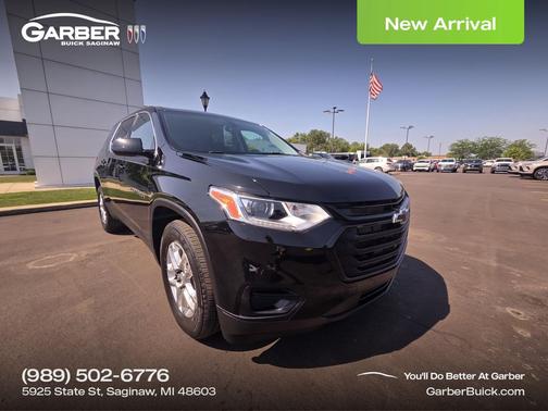 Mosaic Black Metallic 2020 Chevrolet Traverse LS