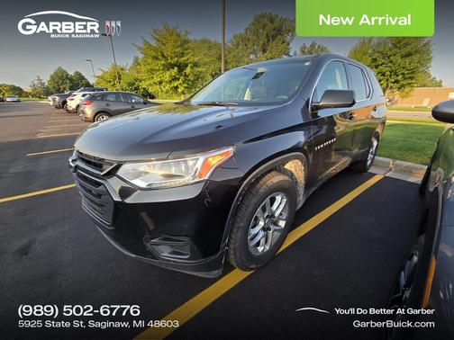 Mosaic Black Metallic 2020 Chevrolet Traverse LS