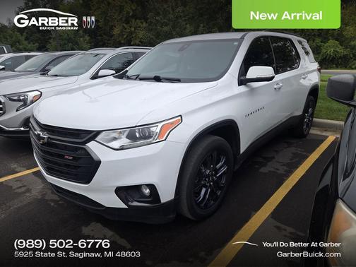 Summit White 2021 Chevrolet Traverse RS