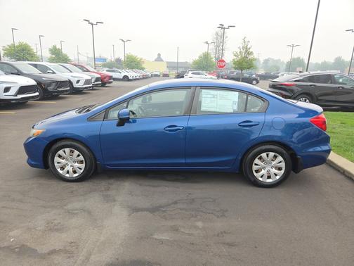 Blue 2012 Honda Civic LX