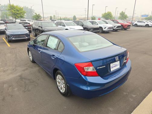 Blue 2012 Honda Civic LX
