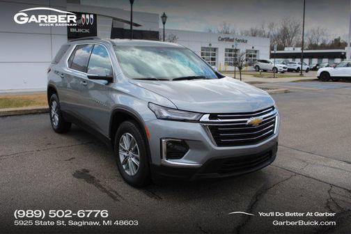 Sterling Gray Metallic 2023 Chevrolet Traverse LT Leather