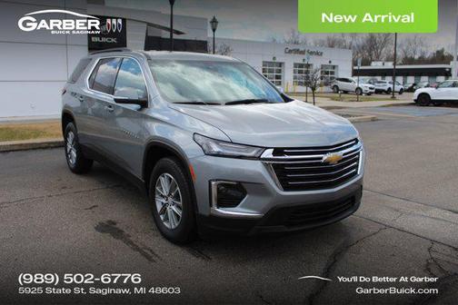 Sterling Gray Metallic 2023 Chevrolet Traverse LT Leather