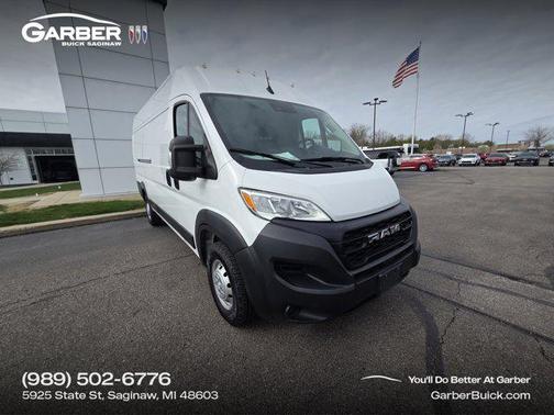 Bright White Clearcoat 2023 RAM ProMaster 3500 High Roof