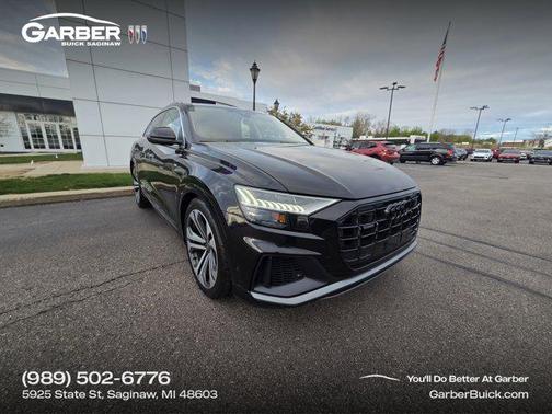 Mythos Black Metallic 2022 Audi Q8 55 Prestige