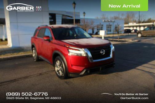Scarlet Ember 2024 Nissan Pathfinder SV FWD