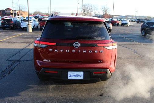 Scarlet Ember 2024 Nissan Pathfinder SV FWD