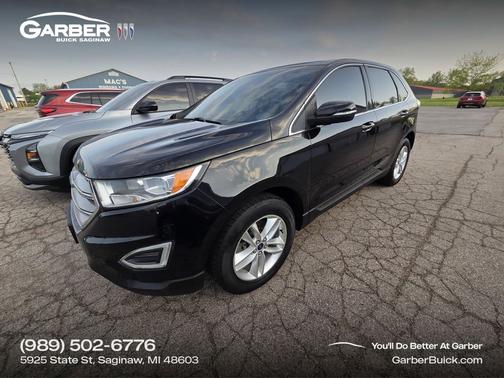 Shadow Black 2017 Ford Edge SEL