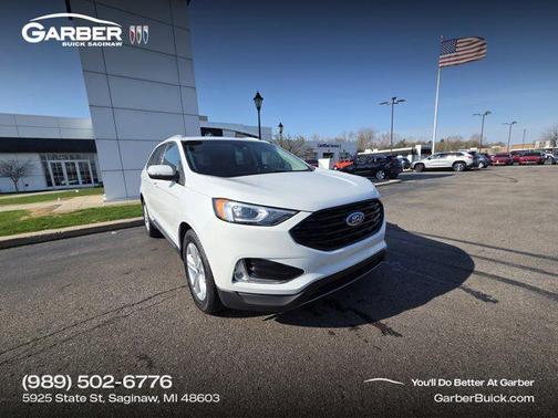 Oxford White 2020 Ford Edge SEL