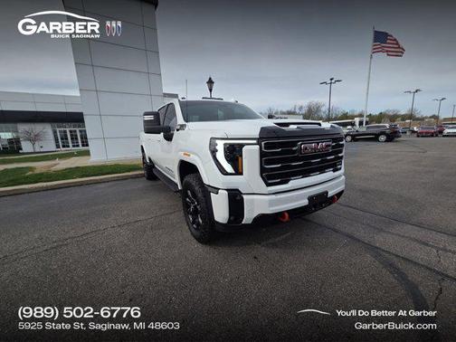 Summit White 2025 GMC Sierra 2500 AT4