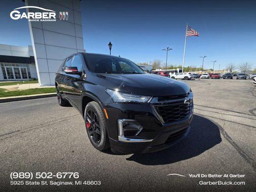 Mosaic Black Metallic 2023 Chevrolet Traverse Premier