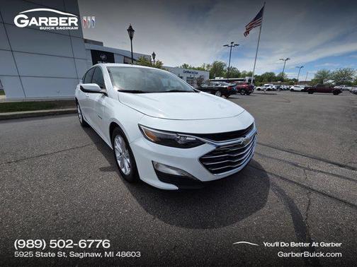 Summit White 2023 Chevrolet Malibu FWD 1LT
