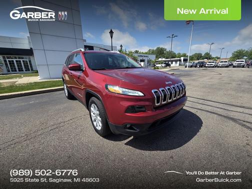 Deep Cherry Red Crystal Pearlcoat 2017 Jeep Cherokee Latitude