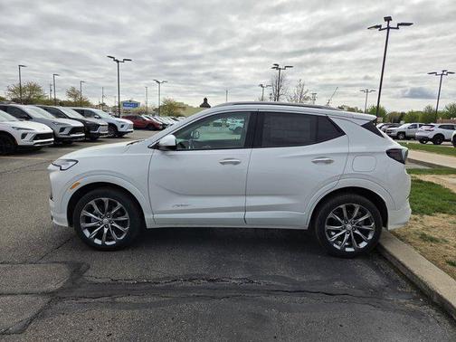 White Frost Tricoat 2026 Buick Encore GX Avenir