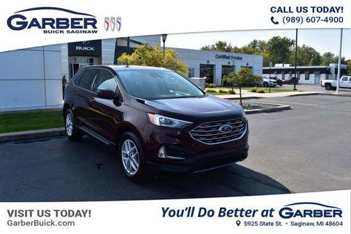 Burgundy Velvet Metallic Tinted Clearcoat 2021 Ford Edge SEL