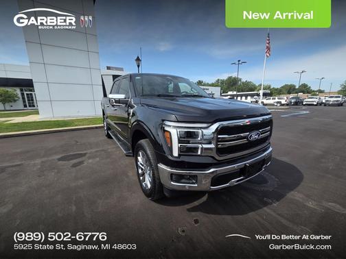 Agate Black Metallic 2025 Ford F-150 Lariat
