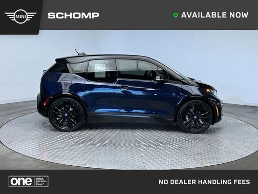 Imperial Blue Metallic w/Frozen Gray Accent 2019 BMW i3 120Ah w/Range Extender
