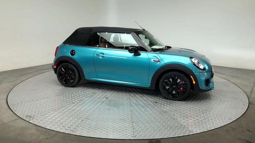 Caribbean Aqua Metallic 2021 MINI Convertible John Cooper Works