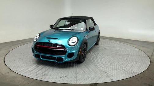 Caribbean Aqua Metallic 2021 MINI Convertible John Cooper Works
