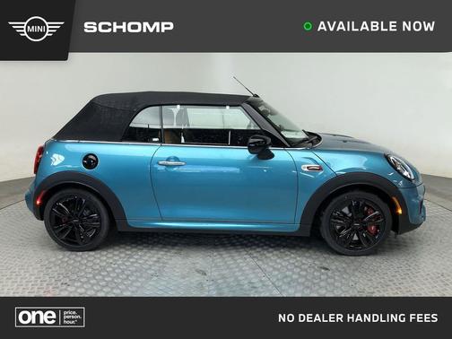 Caribbean Aqua Metallic 2021 MINI Convertible John Cooper Works