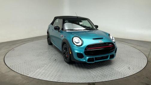 Caribbean Aqua Metallic 2021 MINI Convertible John Cooper Works