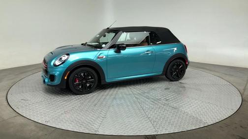 Caribbean Aqua Metallic 2021 MINI Convertible John Cooper Works