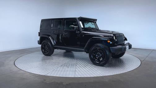 Black Clearcoat 2015 Jeep Wrangler Unlimited Altitude