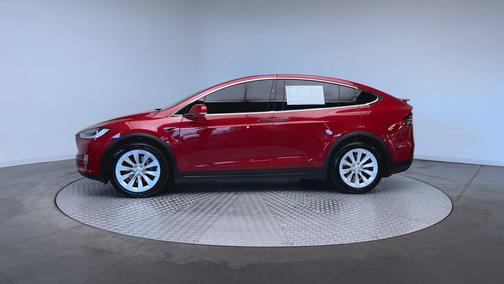 Red Multi-Coat 2021 Tesla Model X Long Range Plus Dual Motor All-Wheel Drive