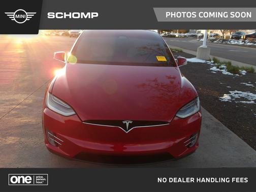 Red Multi-Coat 2021 Tesla Model X Long Range Plus Dual Motor All-Wheel Drive