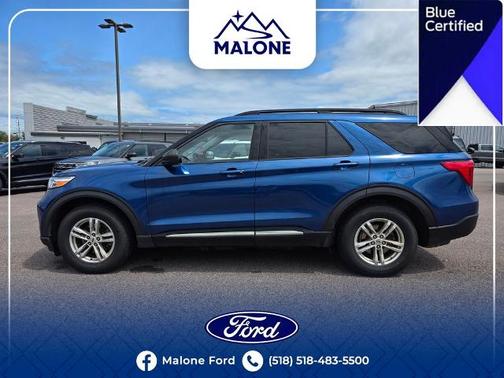 ATLAS BLUE METALLIC 2020 Ford Explorer XLT