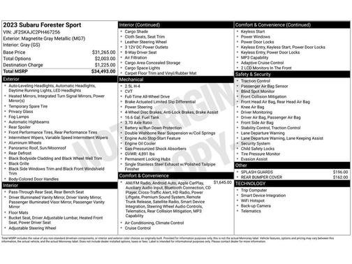 2023 Subaru Forester Sport
