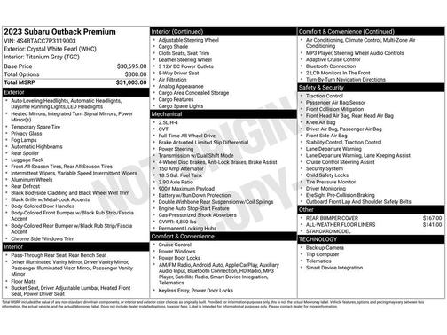 2023 Subaru Outback Premium