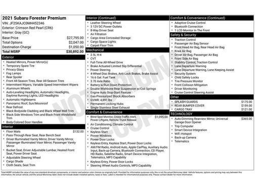 2021 Subaru Forester Premium